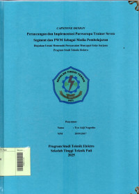 Image of Perancangan dan Implementasi Purwarupa Trainer Seven Segment dan PWM Sebagai Media Pembelajaran
