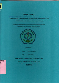 Image of Perancangan Earsip Berbasis Website Di Dinas Koperasi Usaha Mikro Kecil dan Menengah Kabupaten Pati