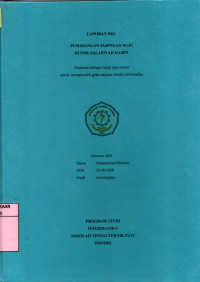 Image of Pemasangan Jaringan Wi-Fi Di SMK Salafiyah Kajen