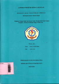 Image of Penerapan Local Cloud Storage DPRD Pati Menggunakan Nextcloud