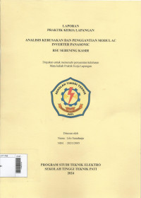Image of Analisis Kerusakan Dan Penggantian Modul AC Inverter Panasonic RSU Sebening Kasih
