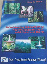Image of Manual Akunting stok Sumberdaya Keanekaragaman Hayati untuk Pemerintah Daerah