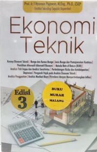 Image of Ekonomi Teknik