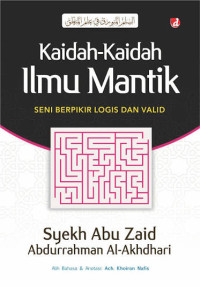 Image of Kaidah-KAidah Ilmu Mantik: Seni Berfikir Logis dan valid