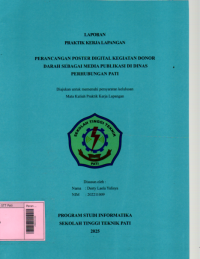 Image of Perancangan Poster Digital Kegiatan Donor Darah Sebagai Media Publikasi di Dinas Perhubungan Pati