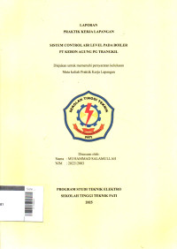 Image of Sistem Control Air Level pada Boiler PT Kebon Agung PG Trangkil