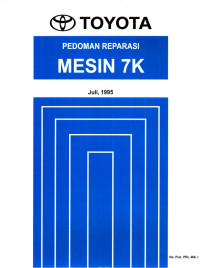 Image of Pedoman Reparasi Mesin 7K
