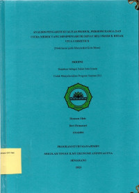 Image of Analisis Pengaruh Kualitas Produk, Persepsi Harga dan Citra Merek Yang Mempengaruhi Minat Beli Produk Bedak Viva Cosmetics