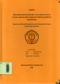 Image of Implementasi Metode SDLC Pada Perancangan System Absensi Siswa Berbasis Website Di SMPN 01 Margoyoso