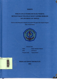 Image of Perancangan Pembasmi Hama Wereng Menggunakan Tegangan Kejut Listrik Berbasis IOT (Internet Of Things)