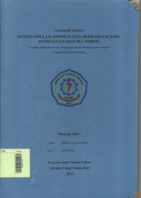 Image of Sistem Simulasi Sortir Station Berbasis Factory I/O Menggunakan PLC Omron